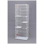 スリムキャットケージ 3段 PSCC-753 ホワイト アイリスオーヤマ 返品種別A