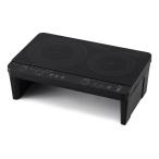 ショッピングIH アイリスオーヤマ 2口IHコンロ脚付 ブラック IRIS OHYAMA IHK-WKT41S-B 返品種別A