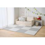 アイリスオーヤマ リバーシブルジョイントマット (グレー/ ホワイト・60×60cm)16枚入り IRIS JMRV-616-GRY/ W 返品種別A