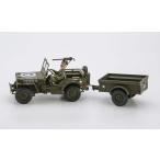 ハセガワ 1/ 24 1/ 4トン 4×4 トラック トレーラー付(20855)プラモデル 返品種別B