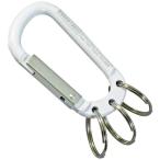  приключение клуб TLkalabina&3 кольцо для ключей ( белый × серебряный *7mm) BOHKEN CLUB TOUGH LABEL VEX-151 возвращенный товар вид другой B