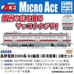 マイクロエース (N) A6686 長野電鉄3500系 N1編成(非冷房車) 2両セット 返品種別B