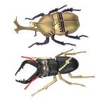 フジミ 自由研究シリーズ No.255 武将編 カブトムシ 徳川家康/ クワガタムシ 本多忠勝 仕様(自由研究-255)プラモデル 返品種別B