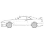 フジミ 1/ 24 湾岸ミッドナイトシリーズ 湾岸4 日産 スカイライン GT-R (R33) RGO(湾岸-4)プラモデル 返品種別B