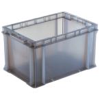 DICプラスチック エコシリーズF型コンテナF-21 外寸：W424×D291×H244．5(クリアブラック) ボックス型コンテナ F-21 ECO CBK 返品種別B