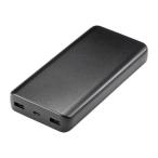 ショッピングモバイルバッテリー 20000mah サンワサプライ モバイルバッテリー(20000mAh・ブラック) BTL-RDC41BK 返品種別A