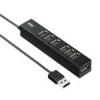 サンワサプライ USB2.0ハブ(7ポート) U