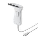 サンワサプライ 1次元タッチ式バーコードリーダー(抗菌タイプ) BCR-1D7W 返品種別A