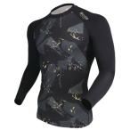 ボディタフネス オーバーザファンクション ロングスリーブ クルーネックシャツ(カモフラ×ブラック・サイズ：M) ／7日〜10日で出荷／ 返品種別B