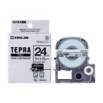 キングジム PRO テープカートリッジ マットラベル (24 幅/ ライトグレー/ 黒文字) KING JIM TEPRA(テプラ)PROシリーズ SB24H 返品種別A