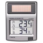 佐藤計量器製作所 ソーラーデジタル温湿度計 PC5200TRH 返品種別B