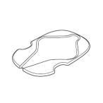  Omron низкий цикл терапевтическое устройство для накладка держатель * температура ... место хранения .OMRON HV-PAD-EHOLD возвращенный товар вид другой A