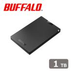 BUFFALO (バッファロー) USB 3.2(Gen 1)対応 外付けポータブルSSD 1TB(簡易パッケージ) (PS5/ PS4/ PS4 PRO 動作確認済) SSD-PG1.0U3-BC/ N 返品種別A