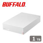 バッファロー｜BUFFALO パソコン＆テレビ録画用外付けハードディスク 1TB(ホワイト) HD-LE1U3-WB 返品種別B