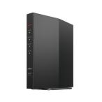 バッファロー|BUFFALO Wi-Fi 6(11ax)対応 無線LANルーター(2401Mbps+573Mbps) スタンダードモデル(ブラック) WSR-3000AX4P-BK 返品種別B