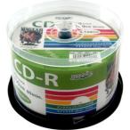 HIDISC データ用CD-R［52倍速対応 / 700MB / インクジェット対応 / ワイドプリンタブル(ホワイト) / 50枚］ ハイディスク HDCR80GP50 返品種別A