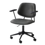 東谷 デスクチェア(ブラック・幅61.5×奥行61×高さ82〜91cm) PC-80BK 返品種別A