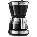 ショッピングデロンギ デロンギ コーヒーメーカー インテンスブラック DeLonghi アクティブ ICM12011J-BK 返品種別A