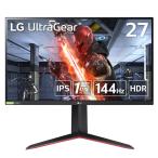 LG [27型 LG UltraGear /フルHD/IPS/144Hz/1ms(G