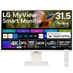 LG electronics webOS установка жидкокристаллический дисплей (31.5 type /IPS/4K UHD 3840×2160/60Hz/5ms/HDR10/HDMI2.0)( белый ) 32SR83U-W возвращенный товар вид другой B