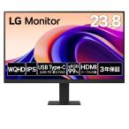 LGエレクトロニクス|エルジー 液晶ディスプレイ(23.8型/ IPS/ WQHD 2560×1440/ 100Hz/ 5ms/ HDMI/ Type-C)(ブラック) Monitor 24U631A-B 返品種別A