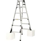 ピカ 上部操作式四脚アジャスト式はしご兼用脚立スタッピーSCN型(はしご全長：3.24〜3.88m) SCN-180B 返品種別B