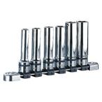 ショッピングNTB ネプロス 12.7sq.ディープソケットセット(6角)[6コ組] KTC 京都機械工具 NTB4L06A 返品種別B