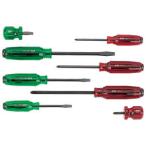 ショッピング工具 KTC(京都機械工具) 樹脂柄ドライバセット貫通タイプ [8本組] KTC PMD18 返品種別B