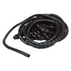 電設配線部品 電線保護資材 ＴＲＵＳＣＯ　スパイラルチューブ　１０ｍ　結束径Φ１５．０～５０．０　黒　  (TSP19BK)