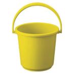トラスコ中山 PPカラーバケツ 10L 黄 TPPB-10-Y 返品種別B