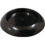 トラスコ中山 受け皿 ゴム付 64mm 黒 TUR630-BK 返品種別B