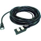 ショッピングトラスコ中山 トラスコ中山 ソフトタイププラグ 3個口タップ型 20m ブラック トラスコ中山 TRIS15-203-BK 返品種別B