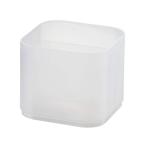 サンカ 小物入れ 約 幅13×奥行13×高さ10cm ナチュラ インボックス ナノ M 深型(クリア) 収納ケース NIB-NMCL 返品種別A