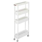  солнечный ka кухонные тележки 4 уровень с роликами . ширина 16.5cm cargo 2 super тонкий ( белый ) кухня / кухня сопутствующие товары CG2-SS4WH возвращенный товар вид другой A