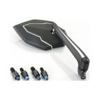 キタコ ランツァミラー(ブラック/ ホワイト) KITACO 675-1202180 返品種別A