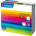 ショッピングdvd-r バーベイタム データ用16倍速対応DVD-R 10枚パック 4.7GB ホワイトプリンタブル DHR47JP10V1 返品種別A