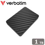 Verbatim|バーベイタム (国内正規品)Verbatim 小型ポータブルSSD Metal Mini Stripe (1TB) Mini Stripe シリーズ 32035-J 返品種別B