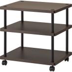 ハヤミ工産 オーディオラック縦型3段(キャスター付) HAMILeX(ハミレックス) Vento(ベント)シリーズ VT-743 返品種別A