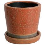 ダルトン(DULTON) カラー グレイズド ポット 5号(オレンジ) CH14-G518OR COLOR GLAZED POT ORANGE 45-093323 返品種別B
