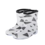 BACKYARD FAMILY( задний ярд Family ) Kids резиновые сапоги мужчина ( треугольник "теплый" белый * размер :18cm) |5 день ~7 день . отгрузка | возвращенный товар вид другой A