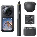 Insta360 X6 Esse n автомобиль ru частота ru( midnight черный ) Insta360 X6 Essentials Bundle Midnight Black окончательный комплект CINSABXA-X603(X6EBK) возвращенный товар вид другой B