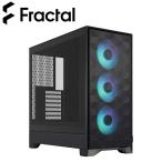 Fractal Designlflaktaru дизайн middle tower type PC кейс Pop 2 Air Black TG RGB( черный ) FD-C-POA2A-03 возвращенный товар вид другой B