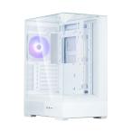 ZALMAN|ザルマン PCケース ミドルタワー P40 Prism White(ホワイト) P40PRISMWHITE 返品種別B