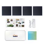 SolarBrick 超軽量・超薄型 ソーラー充電器 4枚セット(ネイビー) SB-4PNV 返品種別A