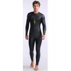 2XU メンズ トライアスロン用ウェットスーツP_1 プロペルウェットスーツ(BLK/ AMB・サイズ:L) 返品種別B