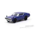 ターマックワークス 1/ 64 Nissan Skyline 2000GT-R KPGC110 Blue Metallic(JC64-010-BL)ミニカー 返品種別B
