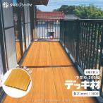タキロンシーアイ デッキ材 中空形 300幅 新木目 長さ3000mm 1箱3本入 硬質塩ビ ベランダ用