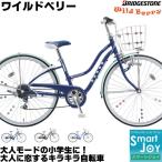 【キラキラ星型アクセサリー付】ブリヂストン ワイルドベリー 26インチ 6段変速付 2021年モデル WB661  子供自転車 ブリジストン 子供用自転車 26型