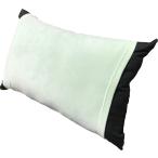 のびのび 枕カバー マイクロファイバー 無地 約３２×５２ｃｍ グリーン