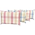 ４個 枕カバー付 低反発チップ枕 ＮＡ 約４３×６３ｃｍ ＰＫＢＬ 【日本製】 【ボリューム】 【低反発】 【低反発チップ】